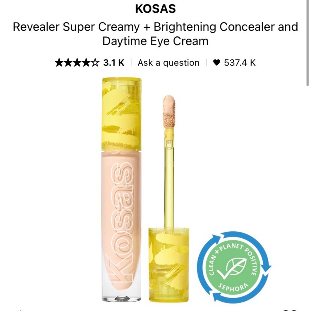🚨 SOLD🚨 Kosas Revealer Concealer